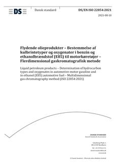 DANSK DS/EN ISO 22854
