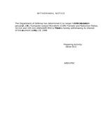 FIPS FIPS-PUB-54-1 Notice 1 - Withdrawn