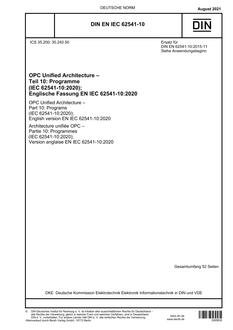 DIN EN IEC 62541-10