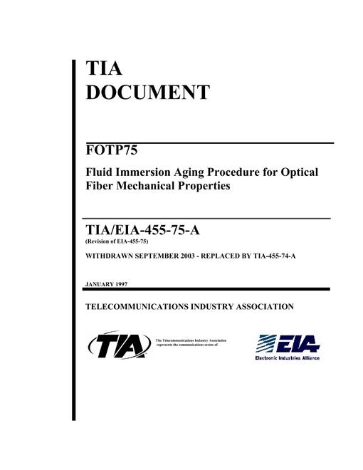 TIA ANSI/TIA/EIA-455-75A