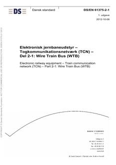 DANSK DS/EN 61375-2-1