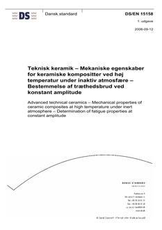 DANSK DS/EN 15158