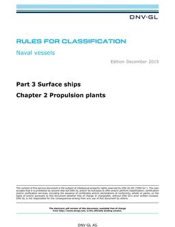 DNV DNVGL-RU-NAVAL PART 3 CHAPTER 2