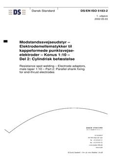 DANSK DS/EN ISO 5183-2
