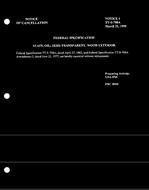 FED TT-S-708A Notice 1 - Cancellation