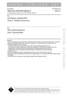CEI CLC IEC/TR 62541-2
