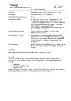 NR NR/L2/SIG/30014/D120/TS8-25 ISSUE 1