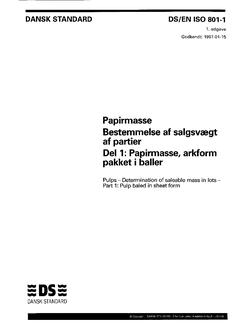 DANSK DS/EN ISO 801-1