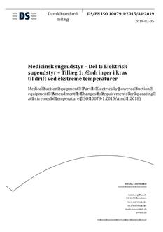 DANSK DS/EN ISO 10079-1