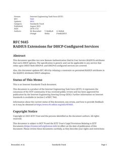 IETF RFC 9445