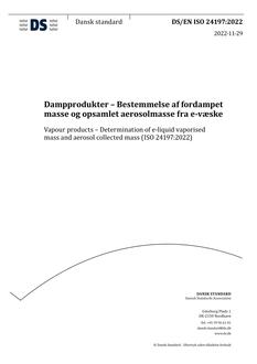 DANSK DS/EN ISO 24197