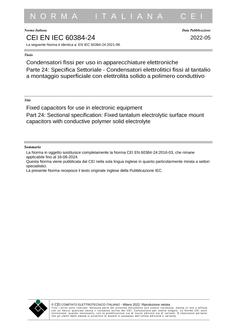 CEI EN IEC 60384-24