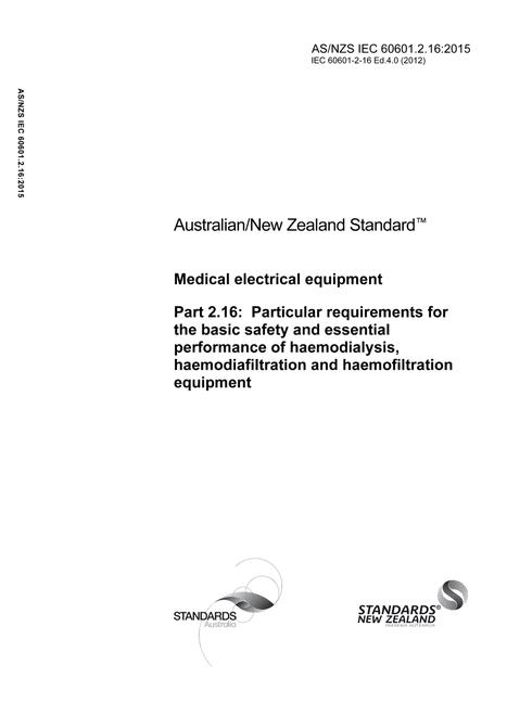 AS/NZS IEC 60601.2.16:2015