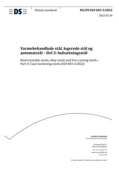 DANSK DS/EN ISO 683-3