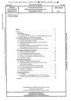 VDI VDI 2222 BLATT 1