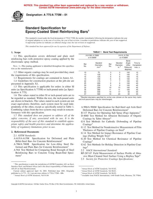 ASTM A775/A775M-01