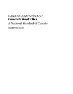 CAN/CSA A220 SERIES-M91 (R2004)