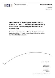 DANSK DS/EN 62047-21