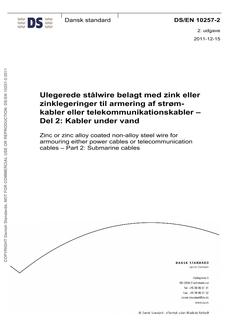 DANSK DS/EN 10257-2