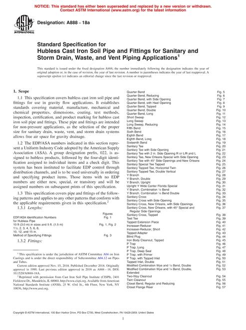 ASTM A888-18a