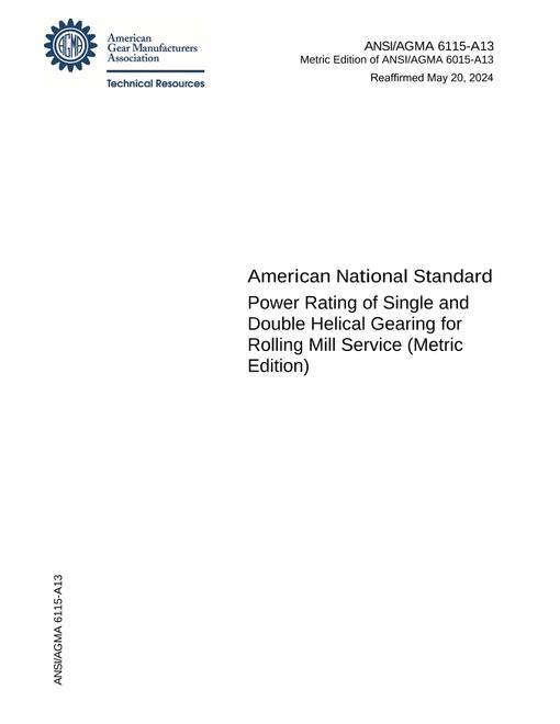 AGMA 6115-A13