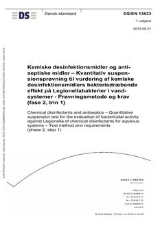 DANSK DS/EN 13623
