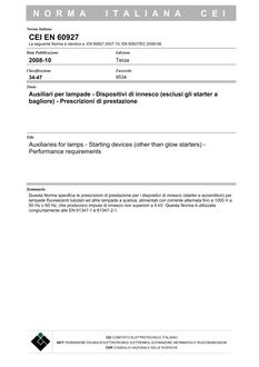 CEI EN 60927