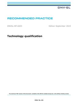 DNV DNVGL-RP-A203