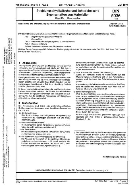 DIN 5036-1
