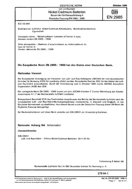 DIN EN 2985