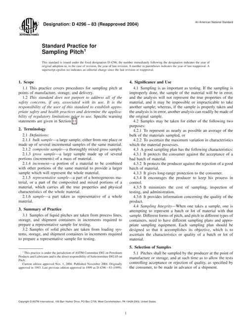 ASTM D4296-83(2004)