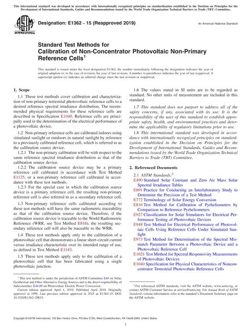 ASTM E1362-15(2019)