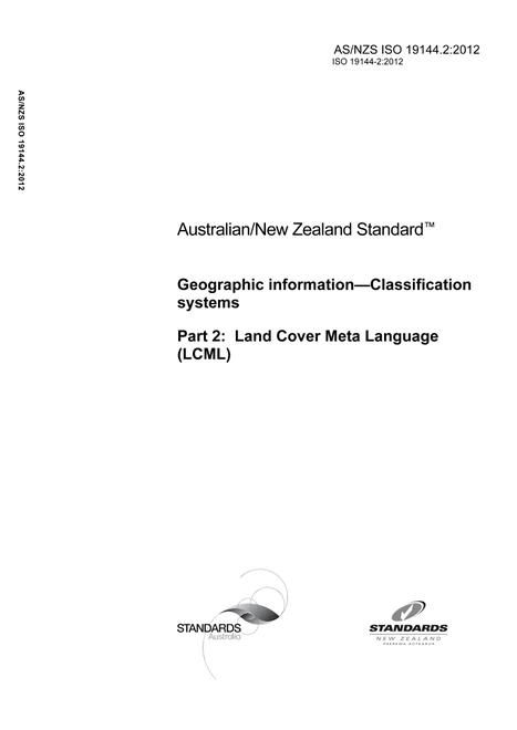 AS/NZS ISO 19144.2:2012