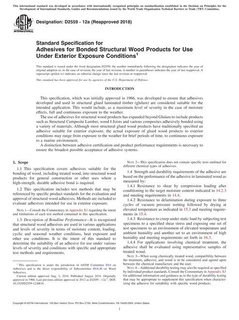 ASTM D2559-12a(2018)