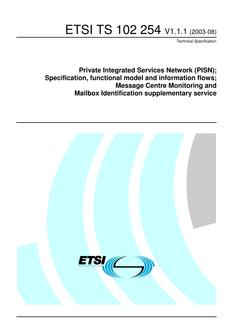 ETSI TS 102 254
