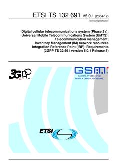 ETSI TS 132 691