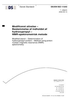 DANSK DS/EN ISO 11543