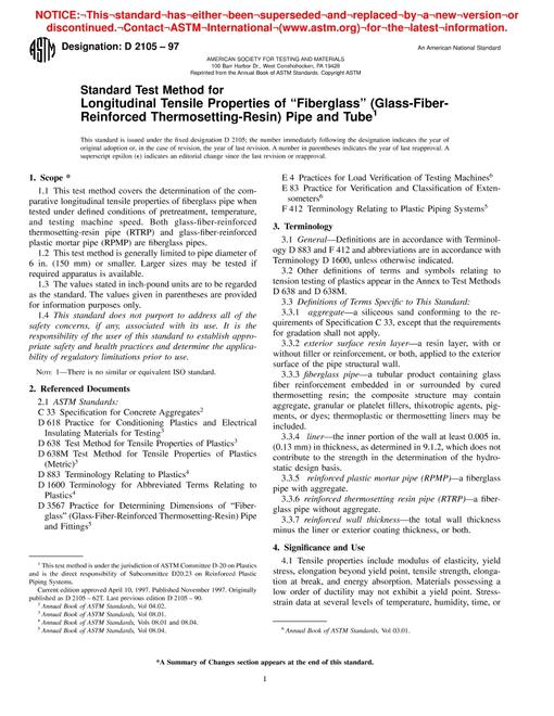 ASTM D2105-97