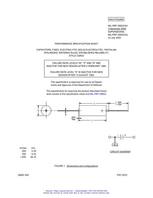 MIL MIL-PRF-39003/3H