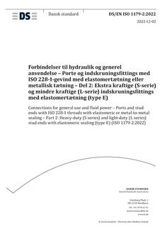 DANSK DS/EN ISO 1179-2