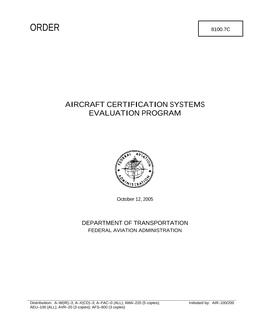 FAA FO 8100.7C
