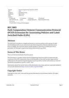 IETF RFC 9005