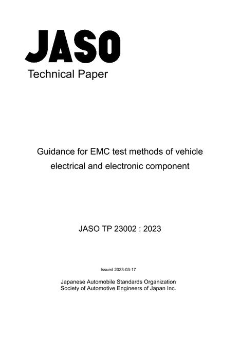 JSAE JASO TP 23002