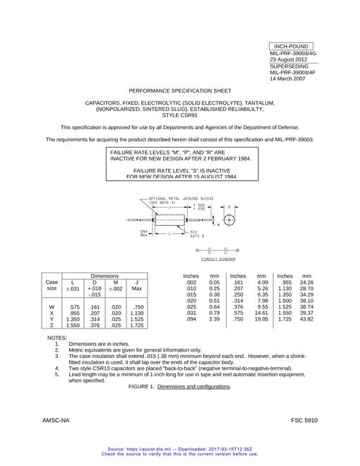 MIL MIL-PRF-39003/4G