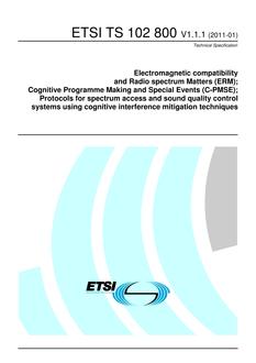 ETSI TS 102 800