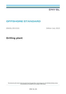 DNV DNVGL-OS-E101