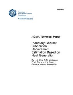 AGMA 08FTM07