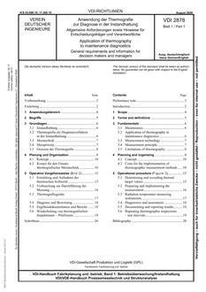 VDI VDI 2878 BLATT 1
