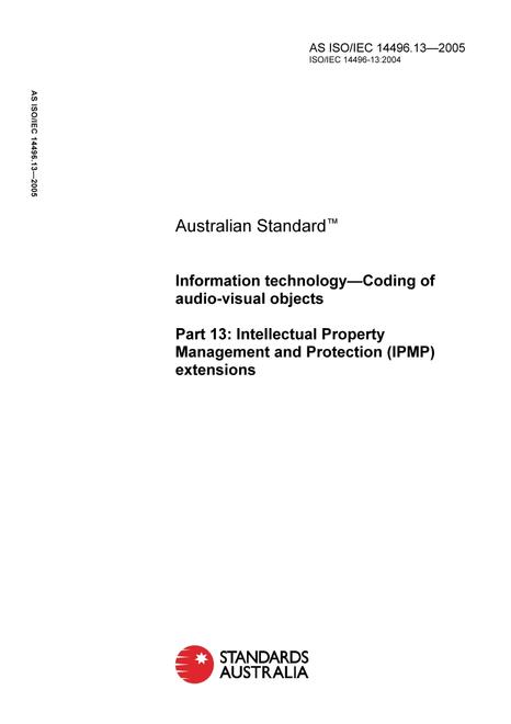 AS ISO IEC 14496.13-2005