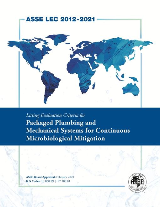 ASSE (Plumbing) LEC 2012-2021